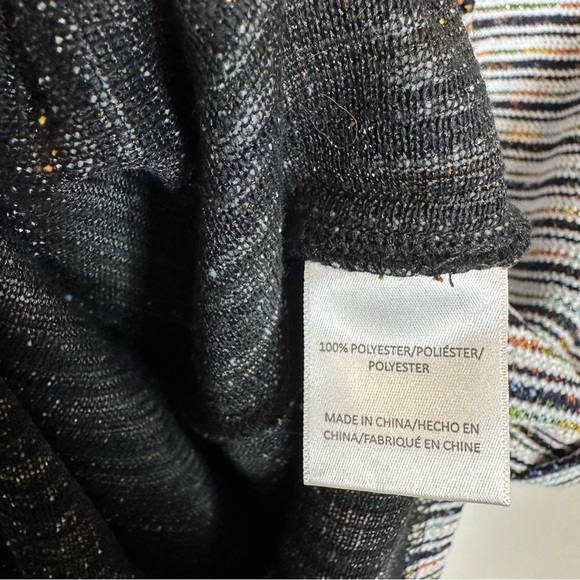 Modcloth Baja Beach Bliss Stripe V Neck Sweater Size Large - Picture 6 of 8